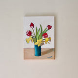 Original art for sale at UGallery.com | Spring Flowers by Carey Parks | $525 | acrylic painting | 14' h x 10' w | thumbnail 3