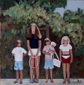 Original art for sale at UGallery.com | Summer Afternoon by Carey Parks | $700 | acrylic painting | 16' h x 16' w