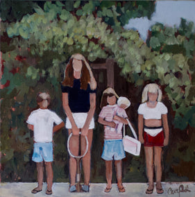 acrylic painting by Carey Parks titled Summer Afternoon