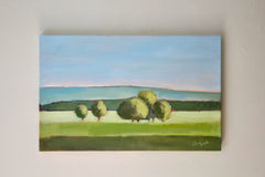 Original art for sale at UGallery.com | Summer in Vermont by Carey Parks | $700 | acrylic painting | 14' h x 22' w | thumbnail 3