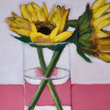 Original art for sale at UGallery.com | Sunflowers by Carey Parks | $475 | acrylic painting | 10' h x 10' w | thumbnail 4