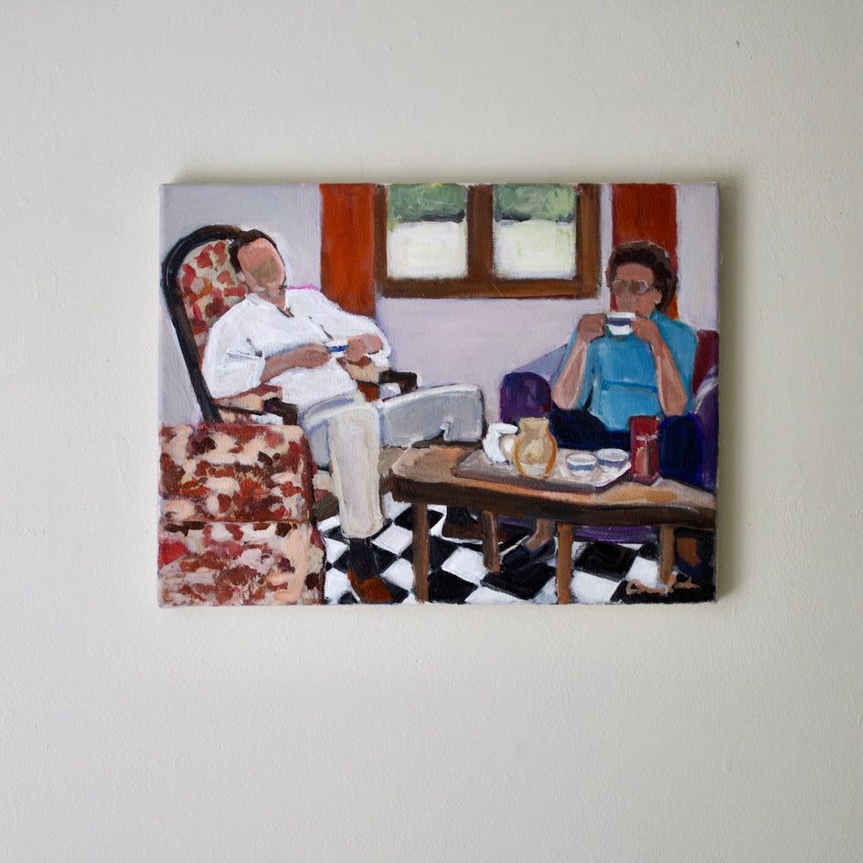 Tea Time by Carey Parks |  Context View of Artwork 