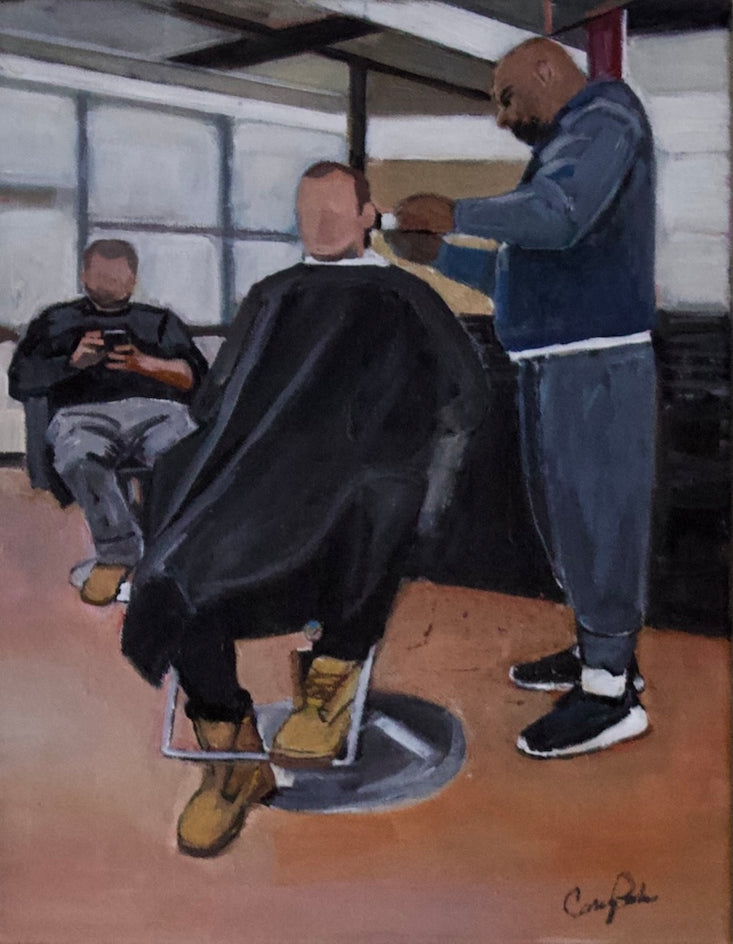 The Barbershop by Carey Parks |  Artwork Main Image 