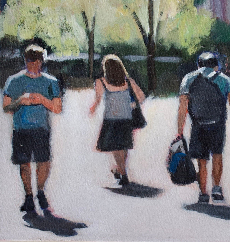 Union Square by Carey Parks |  Closeup View of Artwork 