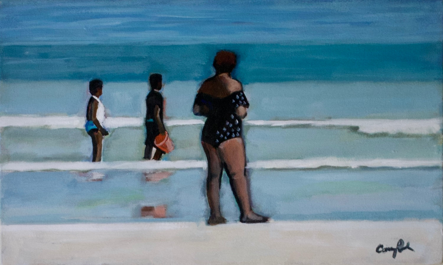 Waiting for the Waves by Carey Parks |  Artwork Main Image 