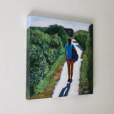 Original art for sale at UGallery.com | Walking in Nature by Carey Parks | $700 | acrylic painting | 16' h x 16' w | thumbnail 2
