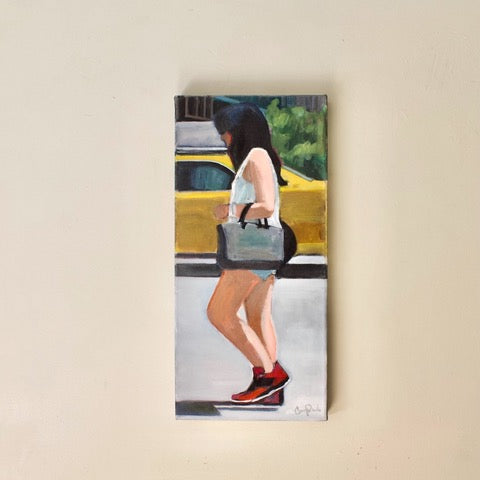 Walking in Soho by Carey Parks |  Context View of Artwork 