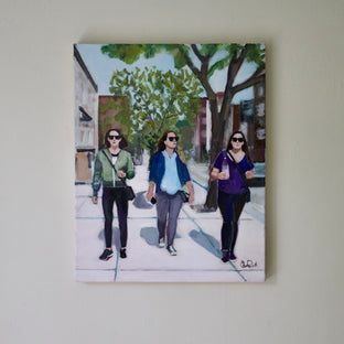 Walking in the East Village by Carey Parks |  Context View of Artwork 