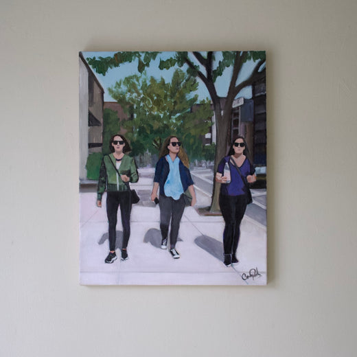 Walking in the East Village by Carey Parks |  Context View of Artwork 