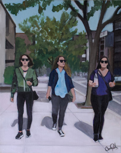 Walking in the East Village by Carey Parks | Artwork Main Image