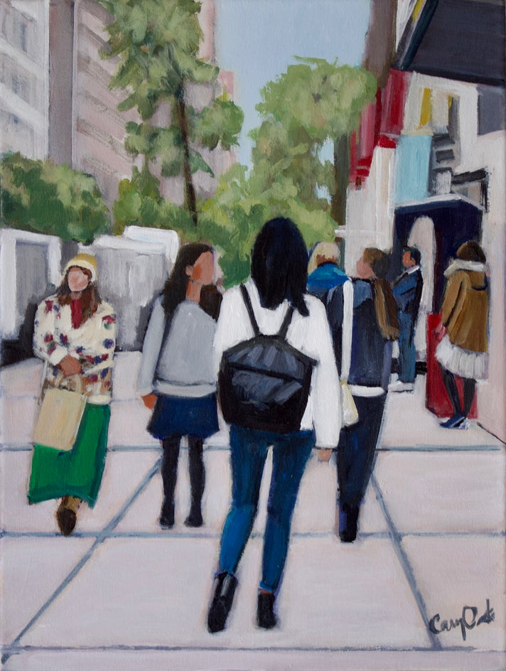 Walking in the West Village by Carey Parks |  Artwork Main Image 