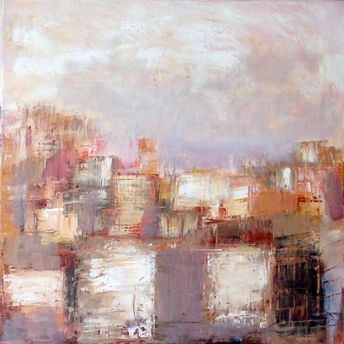 City Textures, Yellow and Gray by Carey Parks |  Artwork Main Image 