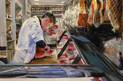 Original art for sale at UGallery.com | Carne Tagliata by Onelio Marrero | $1,150 | oil painting | 18' h x 24' w | thumbnail 4