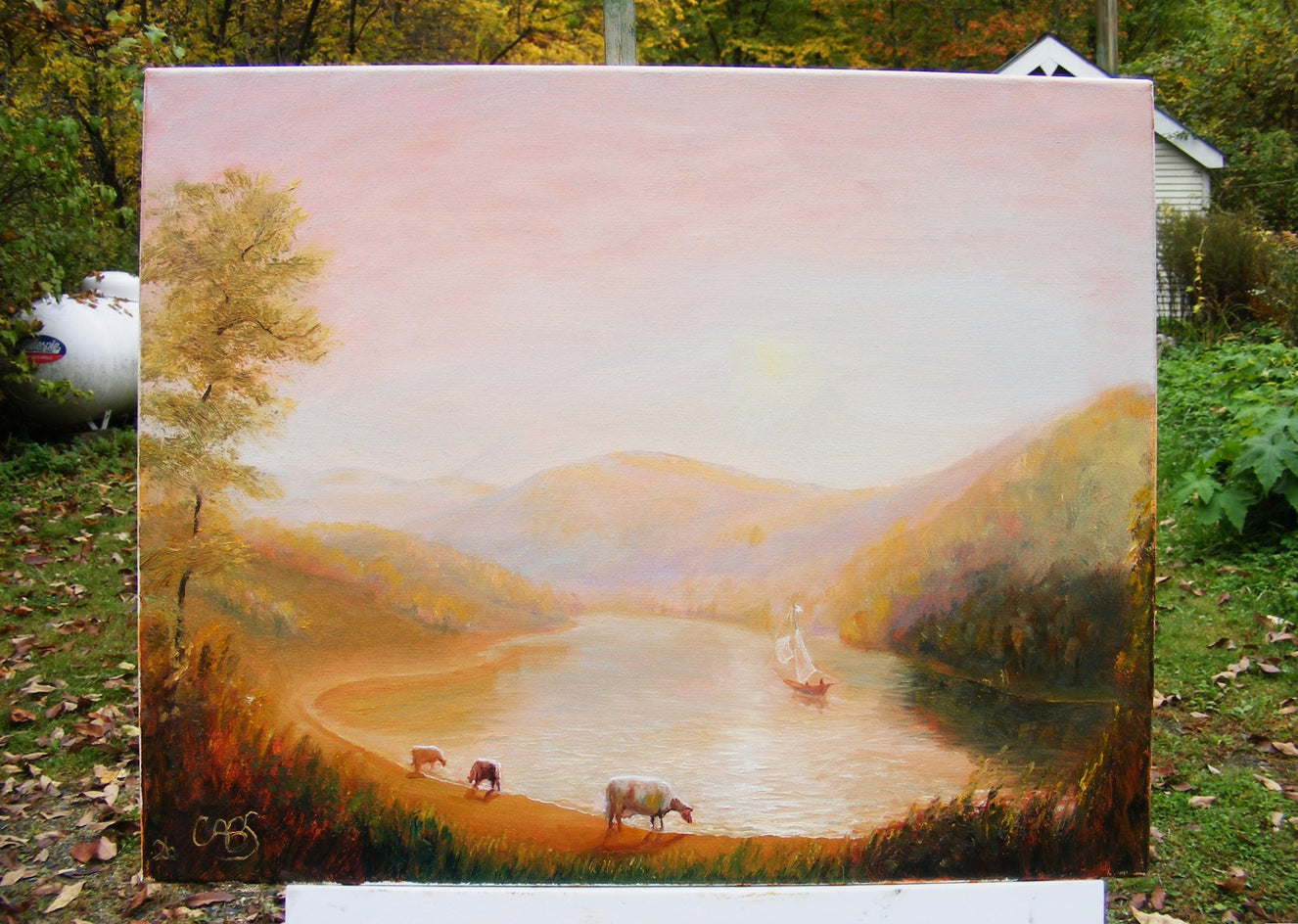 A River Like This by Carolyn Steward |  Context View of Artwork 