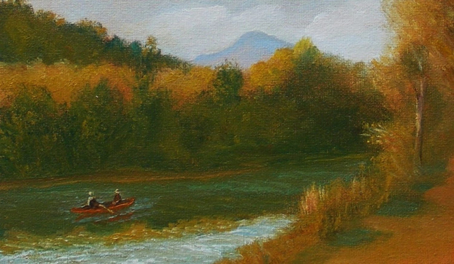Baker Pond by Carolyn Steward |  Closeup View of Artwork 