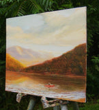 Original art for sale at UGallery.com | Going Places by Carolyn Steward | $425 | oil painting | 9' h x 12' w | thumbnail 2