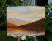 Original art for sale at UGallery.com | Going Places by Carolyn Steward | $425 | oil painting | 9' h x 12' w | thumbnail 3