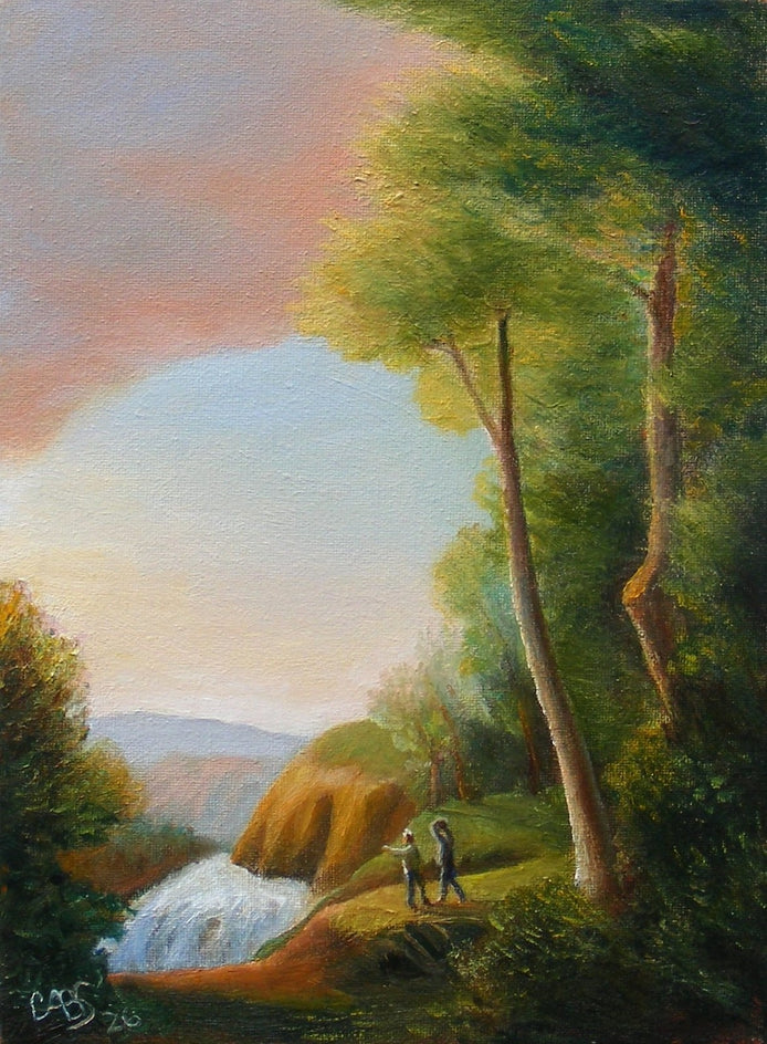 Mountain Hike by Carolyn Steward |  Artwork Main Image 