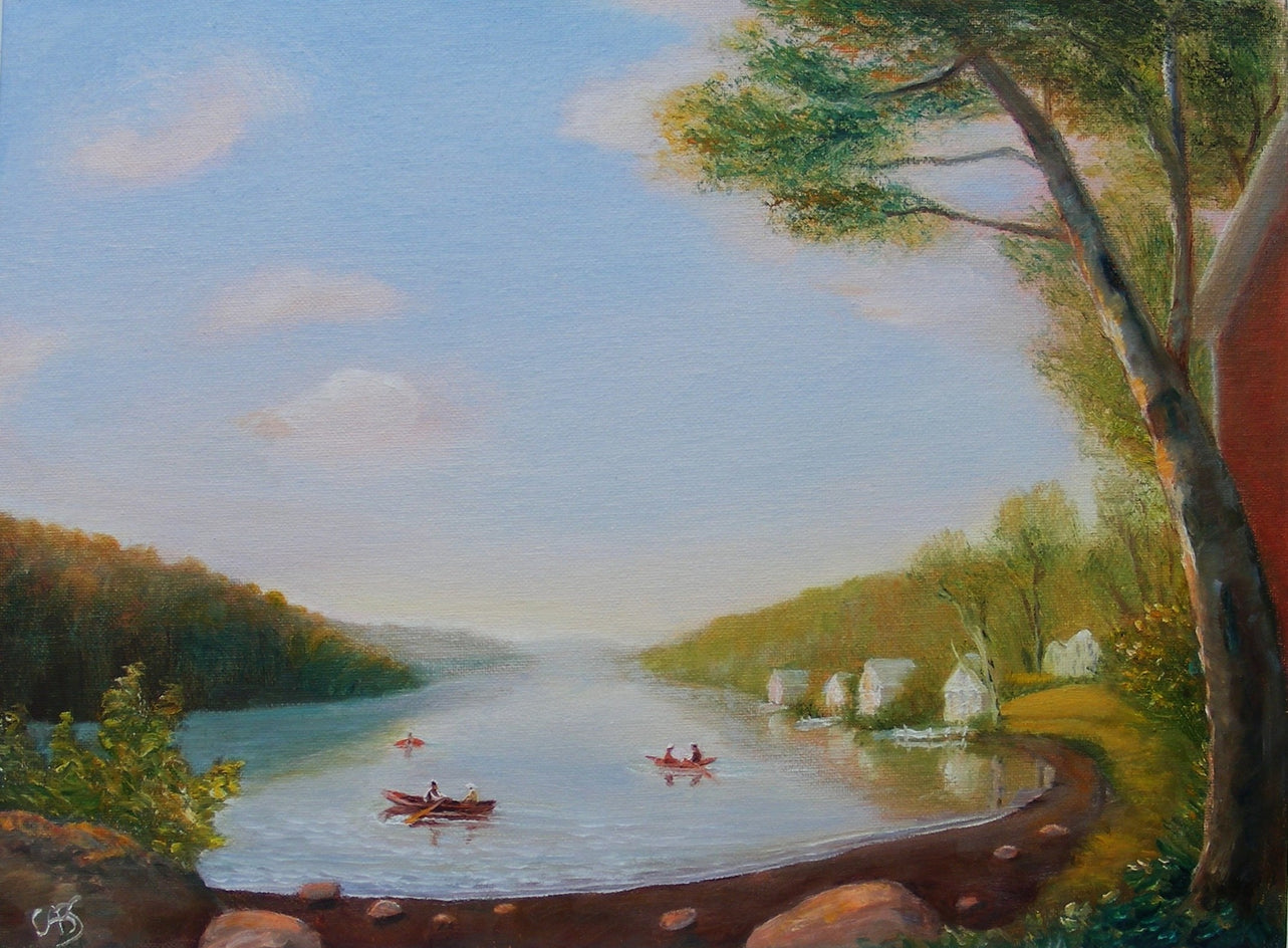 On the Pond by Carolyn Steward |  Artwork Main Image 