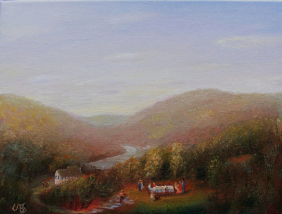 Party on the Hill by Carolyn Steward | Artwork Main Image
