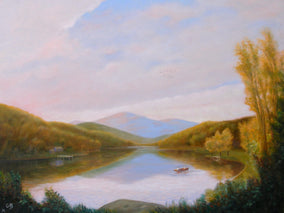 Original art for sale at UGallery.com | Peaceful Day by Carolyn Steward | $3,800 | oil painting | 36' h x 48' w