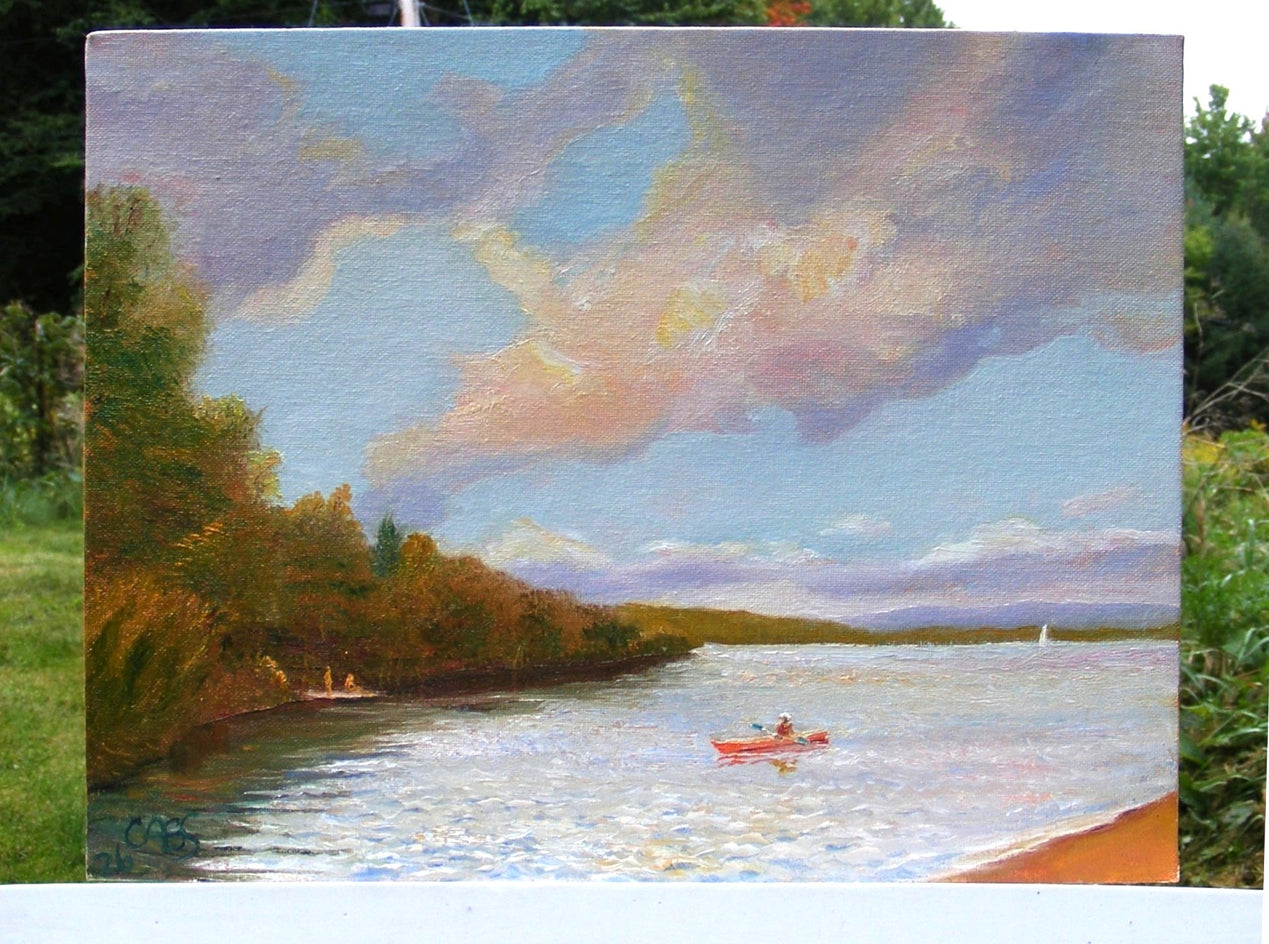 Silver Lake by Carolyn Steward |  Context View of Artwork 