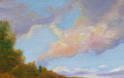 Original art for sale at UGallery.com | Silver Lake by Carolyn Steward | $425 | oil painting | 11' h x 14' w | thumbnail 4