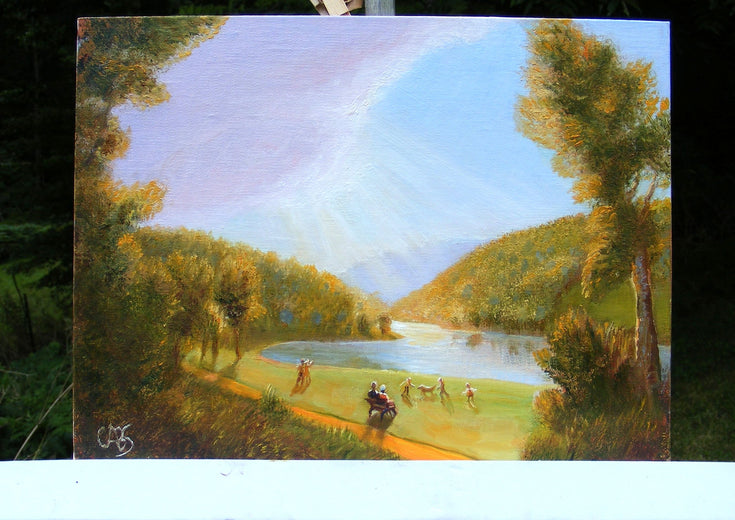 The Green by Carolyn Steward |  Context View of Artwork 