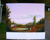 Original art for sale at UGallery.com | Three Horses by Carolyn Steward | $475 | oil painting | 12' h x 16' w | thumbnail 3