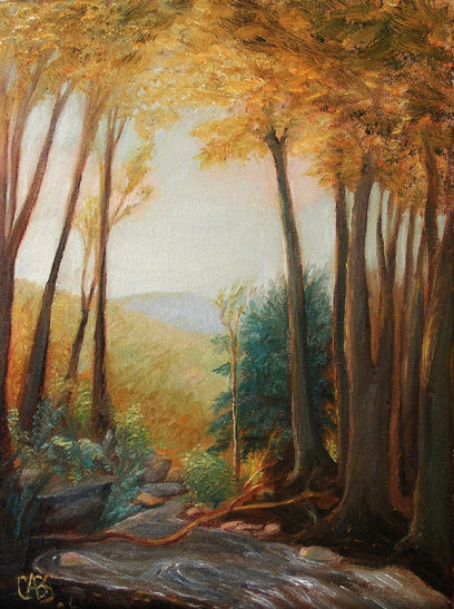 Tree Over River by Carolyn Steward | Artwork Main Image