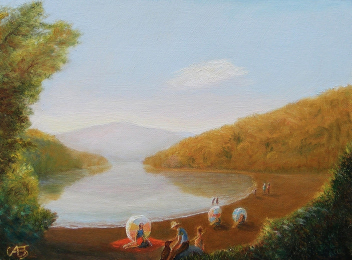 Vermont Lake in Summer by Carolyn Steward |  Artwork Main Image 