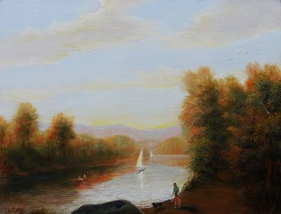 Walk to the River by Carolyn Steward | Artwork Main Image