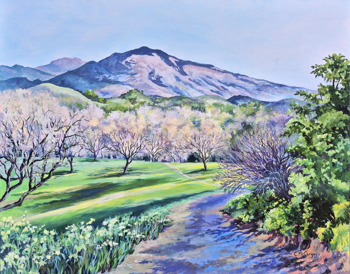 Mt. Diablo from the Old Orchard by Catherine McCargar |  Artwork Main Image 
