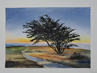 Coastal Summer Sunset by Catherine McCargar |  Context View of Artwork 