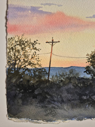 Evening Glory by Catherine McCargar |  Side View of Artwork 