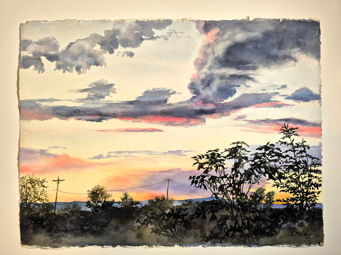 Evening Glory by Catherine McCargar |  Context View of Artwork 