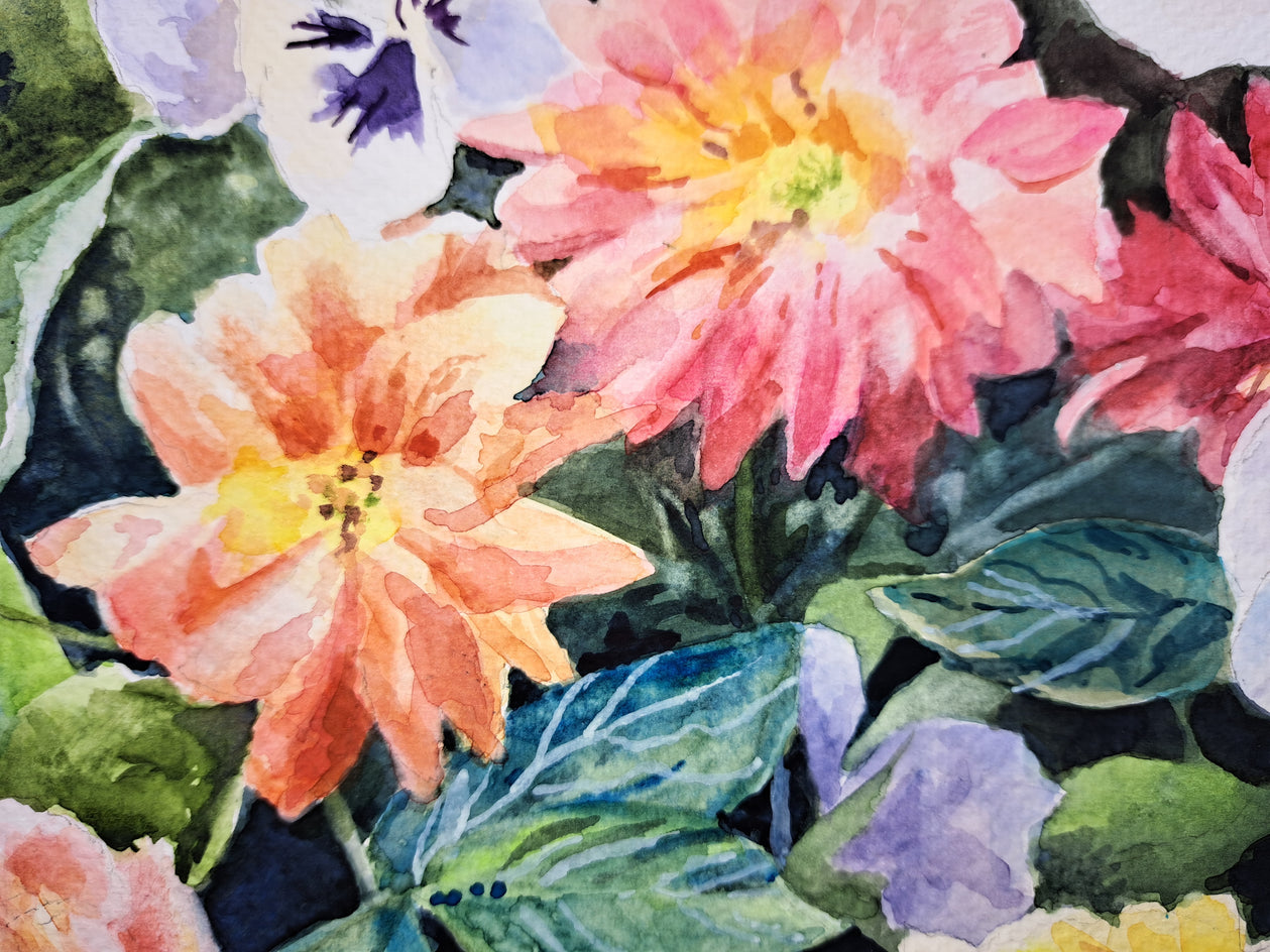 Garden Bouquet by Catherine McCargar |  Closeup View of Artwork 