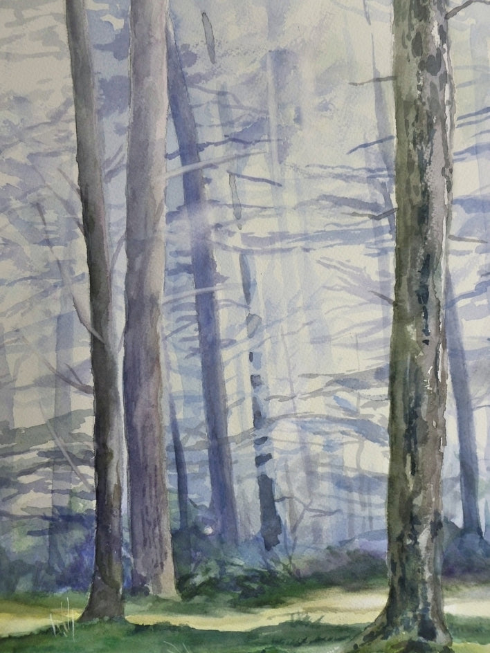 In the Clearing by Catherine McCargar |  Closeup View of Artwork 