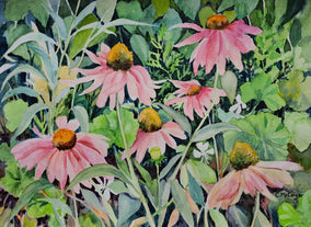 Original art for sale at UGallery.com | Joys of Summer by Catherine McCargar | $625 | watercolor painting | 11' h x 15' w