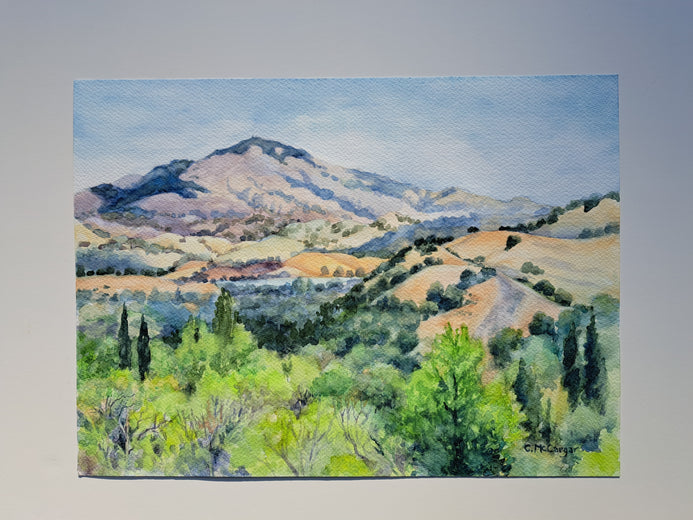 Mt. Diablo Mirage by Catherine McCargar |  Context View of Artwork 