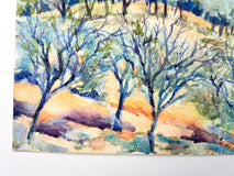 Original art for sale at UGallery.com | Mt. Diablo Spring View by Catherine McCargar | $1,075 | watercolor painting | 14' h x 20' w | thumbnail 2