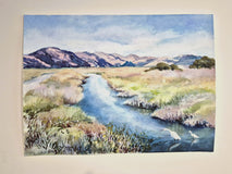 Original art for sale at UGallery.com | Peace Like a River by Catherine McCargar | $625 | watercolor painting | 11' h x 15' w | thumbnail 3