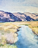 Original art for sale at UGallery.com | Peace Like a River by Catherine McCargar | $625 | watercolor painting | 11' h x 15' w | thumbnail 4