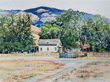 Original art for sale at UGallery.com | Peaceful in Harmony by Catherine McCargar | $1,550 | watercolor painting | 18' h x 24' w | thumbnail 1