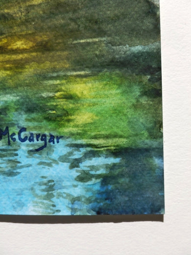 Peaceful Light by Catherine McCargar |  Side View of Artwork 