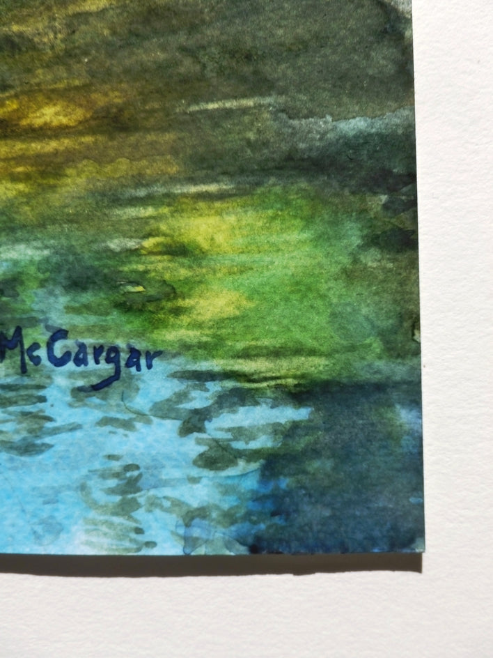Peaceful Light by Catherine McCargar |  Side View of Artwork 