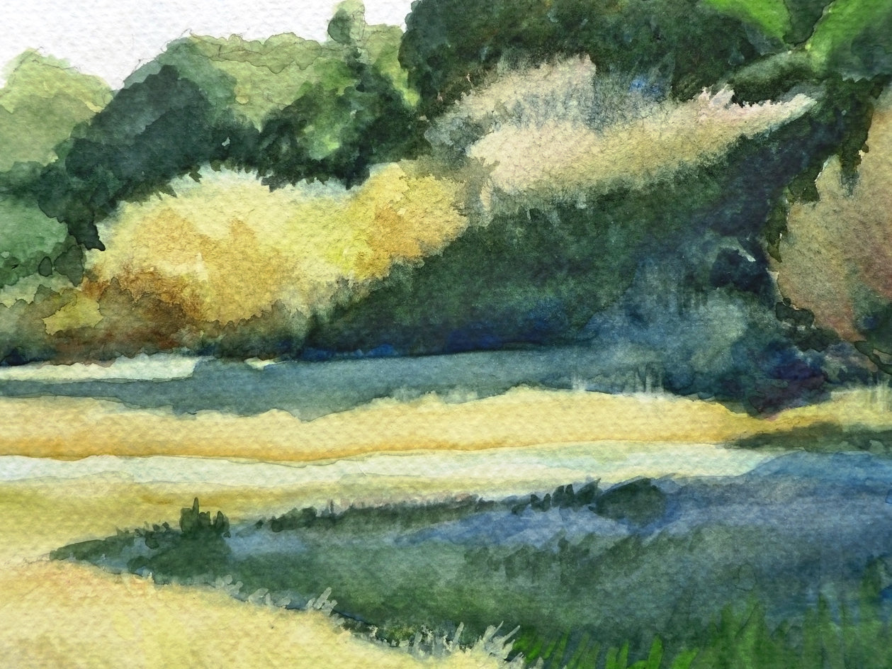Peaceful Light by Catherine McCargar |  Closeup View of Artwork 