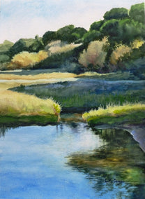 watercolor painting by Catherine McCargar titled Peaceful Light