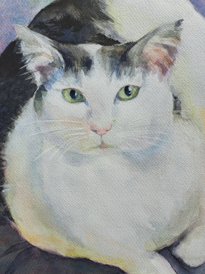 Pretty Kitty by Catherine McCargar |  Closeup View of Artwork 