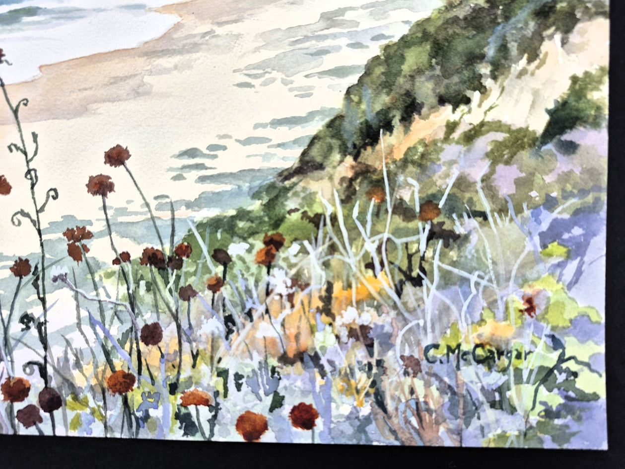 September Song by Catherine McCargar |  Side View of Artwork 